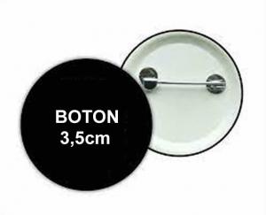 Boton Americano 3,5cm Plastico Redondo 4x0   