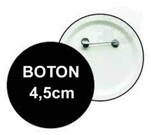 Boton Americano 4,5cm Plastico Redondo 4x0   