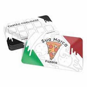 Cartão de PVC 0,30mm 4x1 PVC 0,30mm 8,6 x 5,4 cm 4X1  Cantos Arredondado 