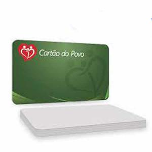 Cartão de PVC 0,46mm 4x0 PVC 0,46MM 8,6 x 5,4 cm 4X0 Pvc Cristal de Ambos os Lados Cantos Arredondado 