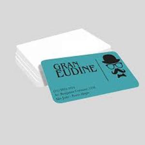 Cartão de PVC 0,76mm 4x0 PVC 0,76MM 8,6 x 5,4 cm 4X0 Pvc Cristal de Ambos os Lados Cantos Arredondado 