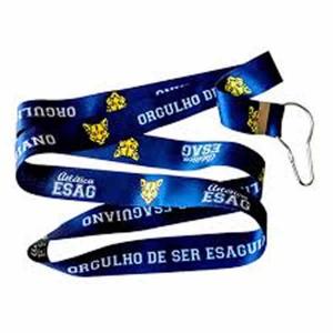Cordão Digital Caneca de 30mm Fita Acetinada 30mm 4x4  Jacaré e Trava de Mochila 